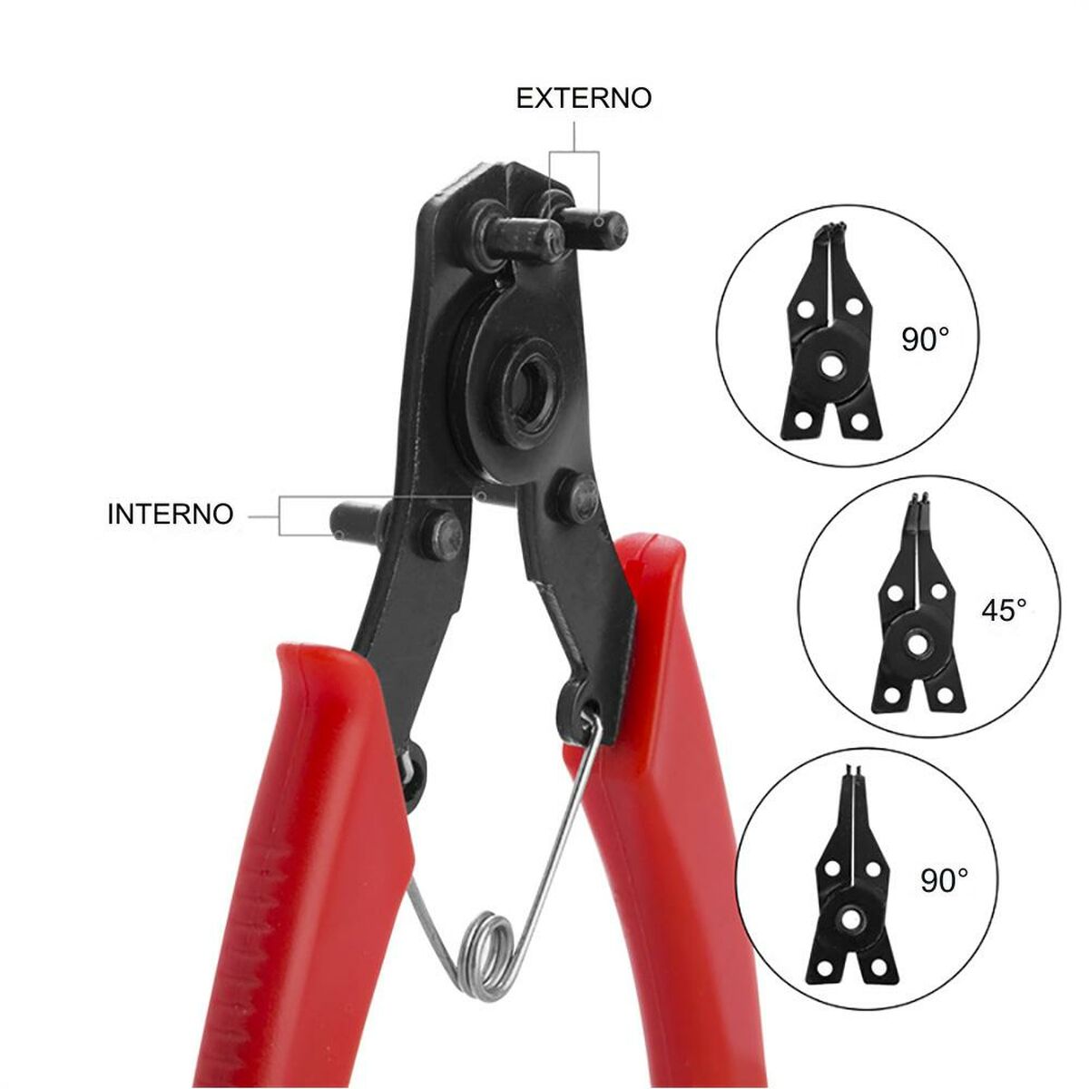 Alicate para Argolas Workpro 4 em 1